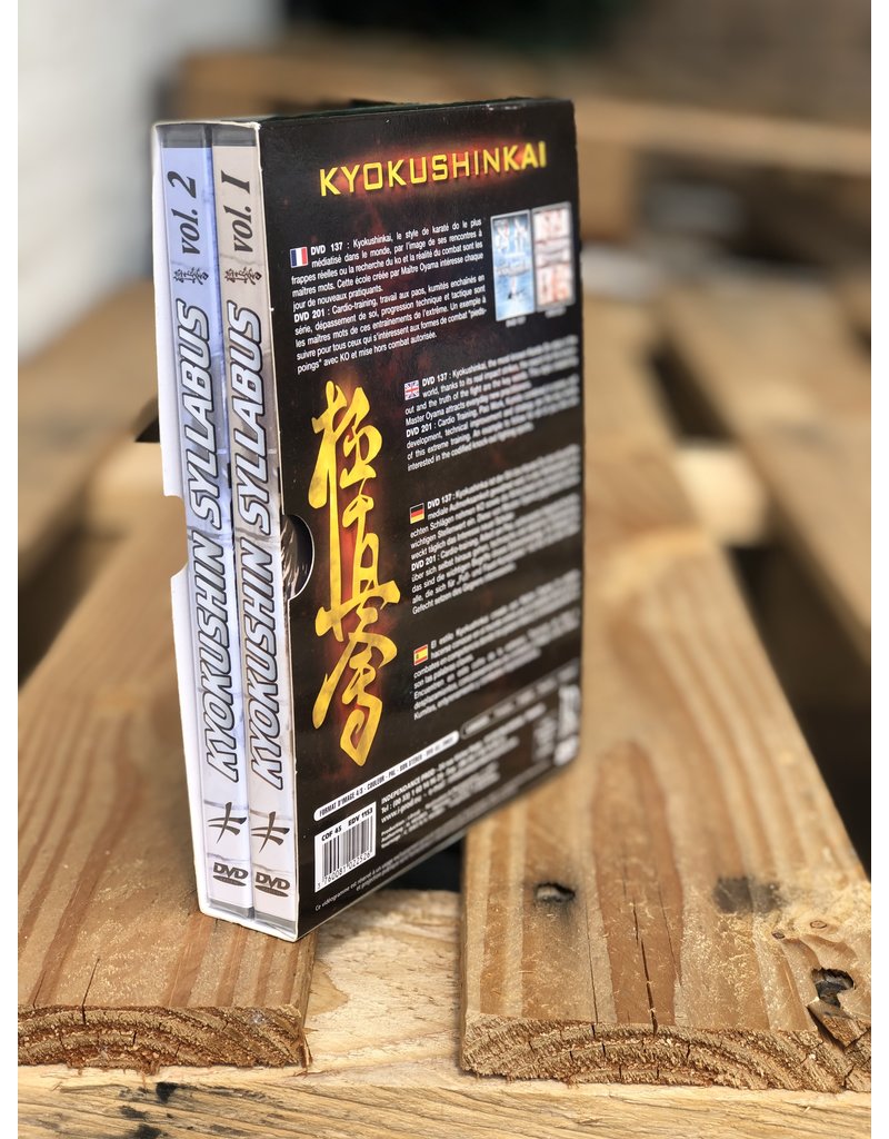 DVD Box Kyokushin Syllabus V1 & V2 KIHON ENCYCLOPAEDIA - Shihan Bertrand KRON