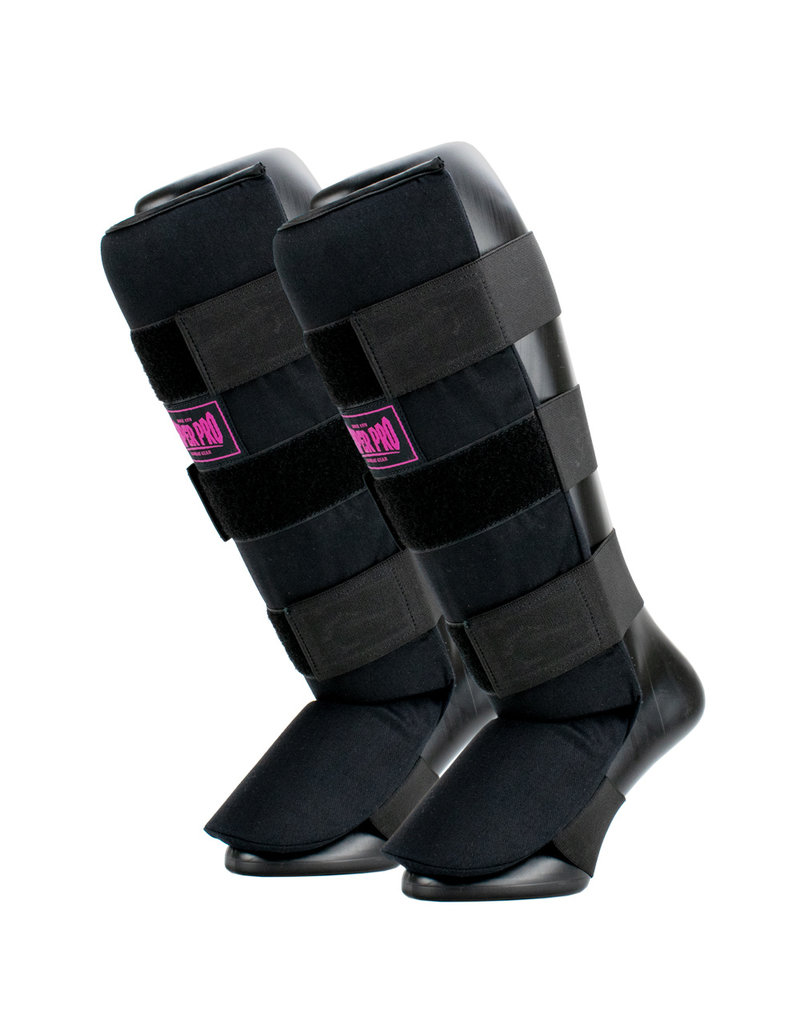 Super Pro Super Pro Combat Gear Shin Guards Savior Black/Pink