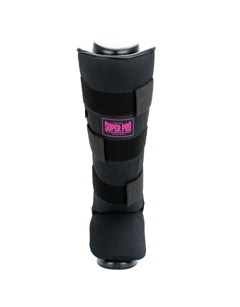 Super Pro Super Pro Combat Gear Shin Guards Savior Black/Pink