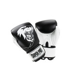 Super Pro Super Pro Combat Gear Undisputed Punching Bag Gloves Leather Black / White
