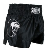 Super Pro Super Pro Combat Gear Thai and Kickboxing Shorts Hero Black / White