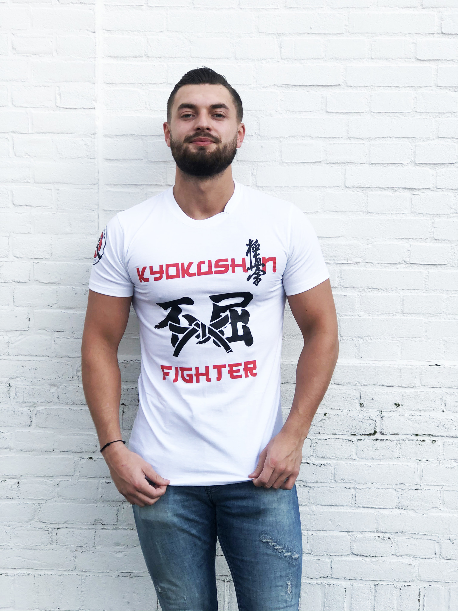 offentliggøre Underinddel fisk og skaldyr Kyokushin Fighter 'Jakku' T-shirt Wit - KYOKUSHINWORLDSHOP