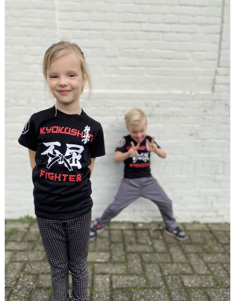 ISAMU Kyokushin Kids  Fighter 'Jakku' T-shirt Black