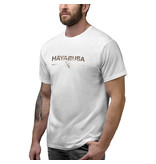 HAYABUSA Hayabusa Metallic Logo T-shirt Wit Op=Op