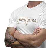 HAYABUSA Hayabusa Metallic Logo T-shirt Wit Op=Op