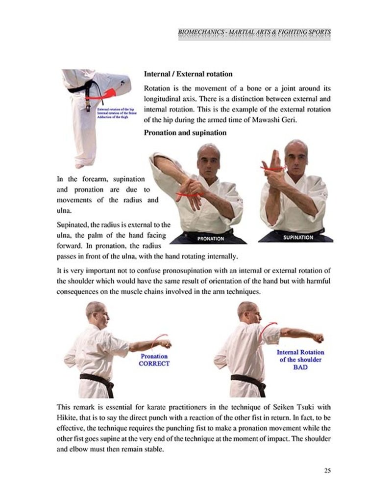 Technical Book Biomechanics of Martial Arts