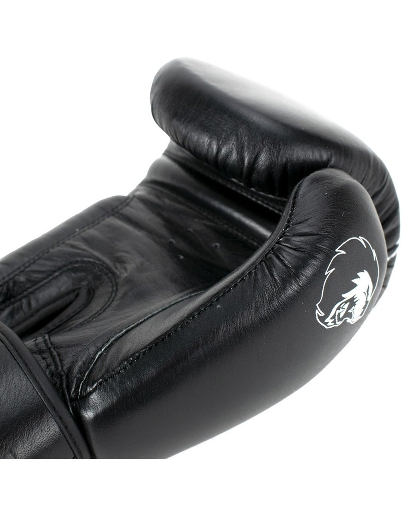 Super Pro Super Pro Combat Gear Warrior Leather (kick)boxing gloves Black/White