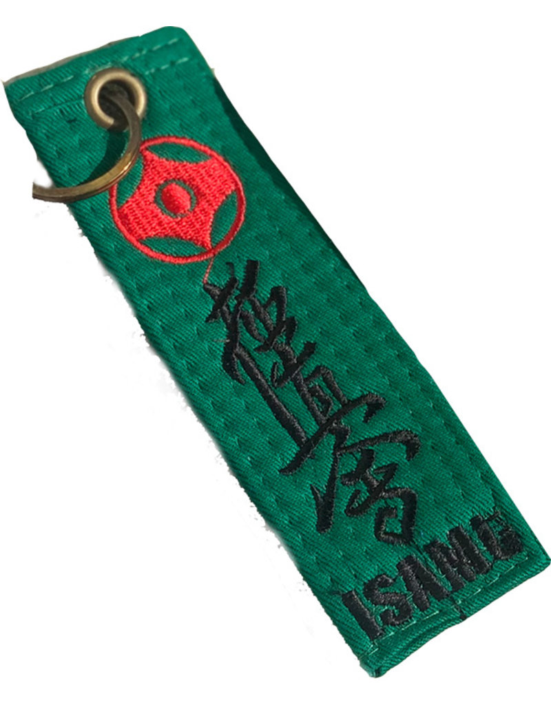 ISAMU Kyokushin Color Kyu Belt Keychain XL