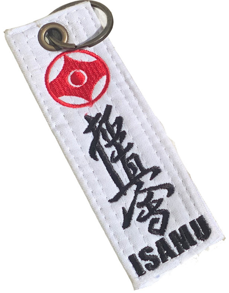 ISAMU Kyokushin Color Kyu Belt Keychain XL