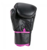 Super Pro Super Pro Combat Gear Warrior Leather (kick)boxing gloves Black/Pink