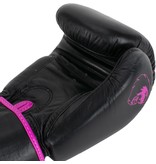 Super Pro Super Pro Combat Gear Warrior Leather (kick)boxing gloves Black/Pink