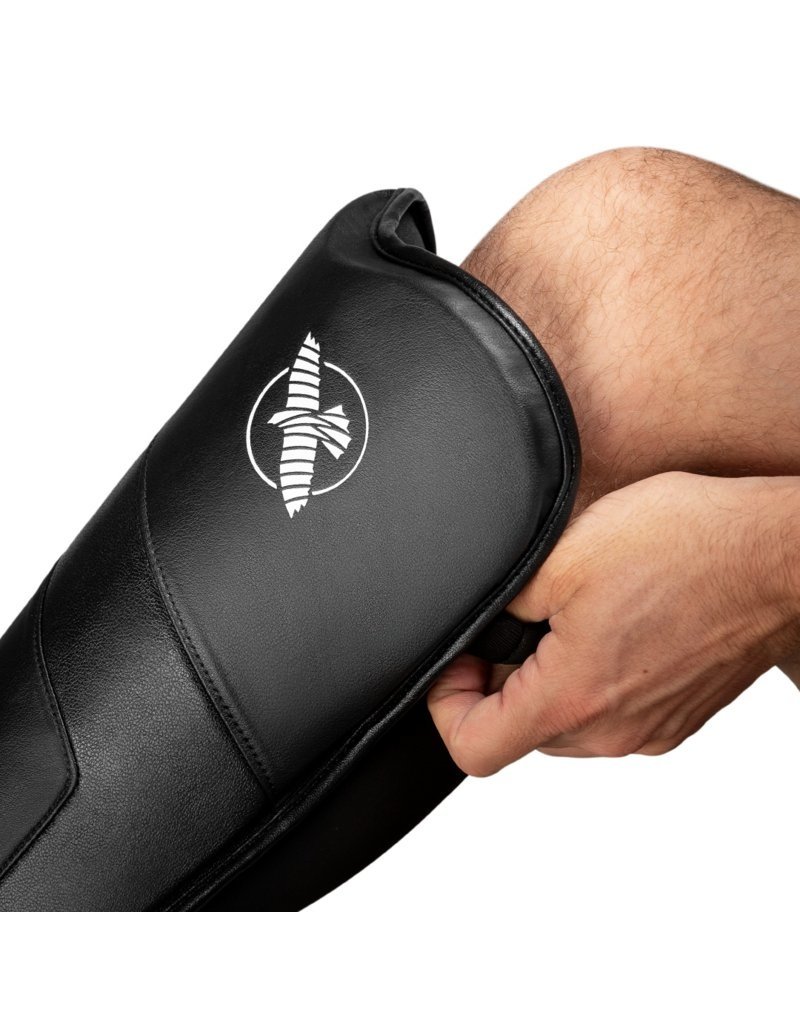 HAYABUSA Hayabusa T3 Full-Back Shinguards - Black