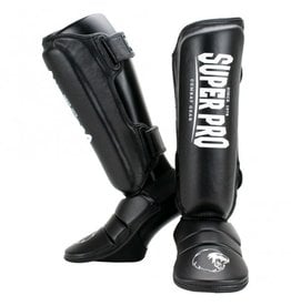 Super Pro Super Pro Shinguard Protector Black/White