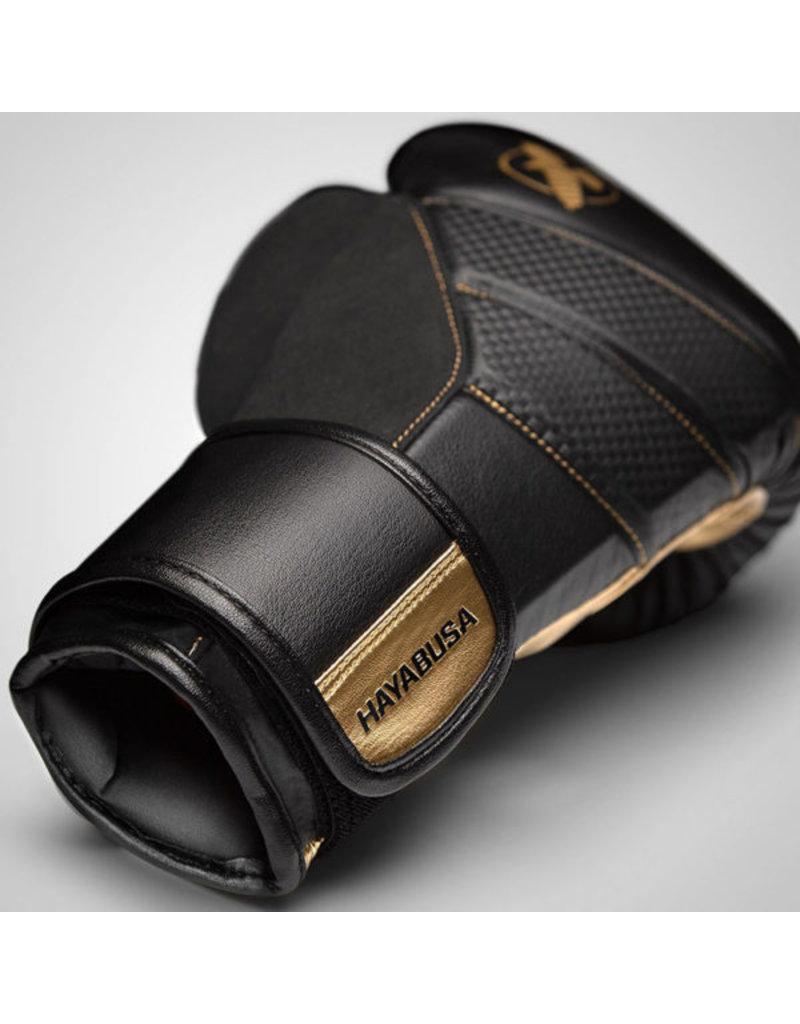 HAYABUSA T3 BOXING GLOVES Black/Gold