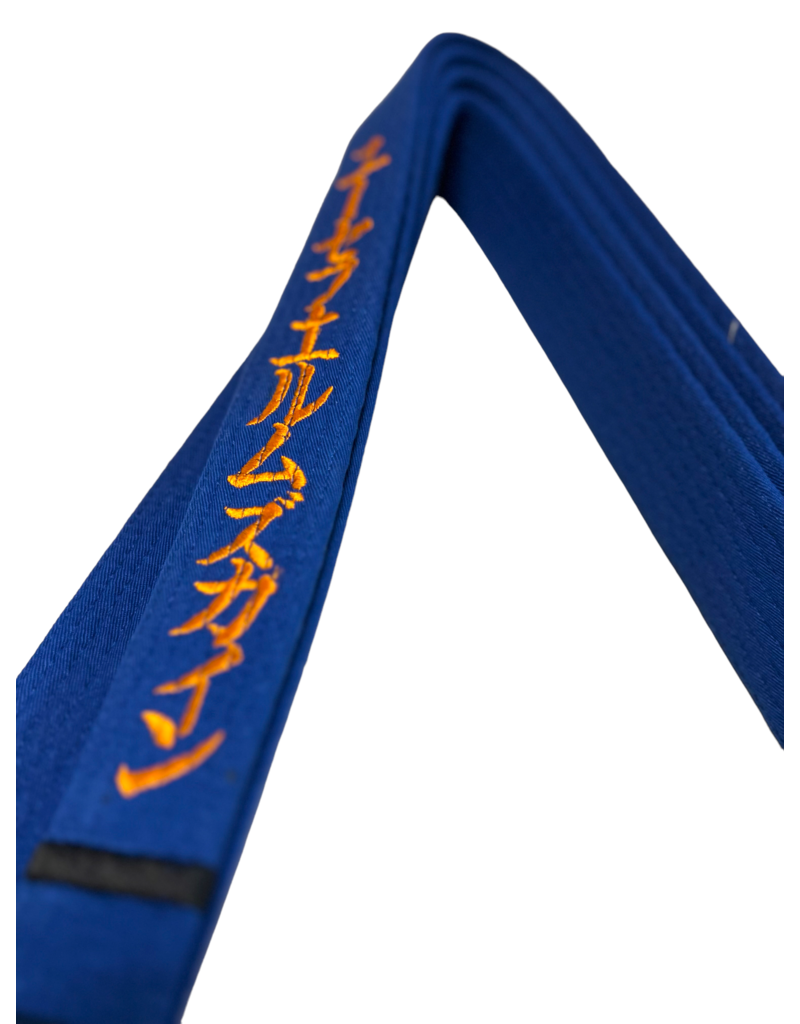 ISAMU ISAMU Kyokushin Colored Kyu Belt with Name Embroidery