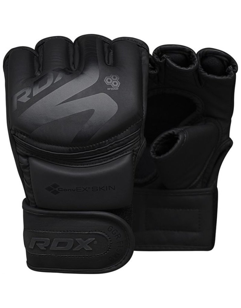 Guanti Da Grappling RDX Sports F15 MMA – Taglia L, Nero Opaco, Per Allenamento E Combattimento