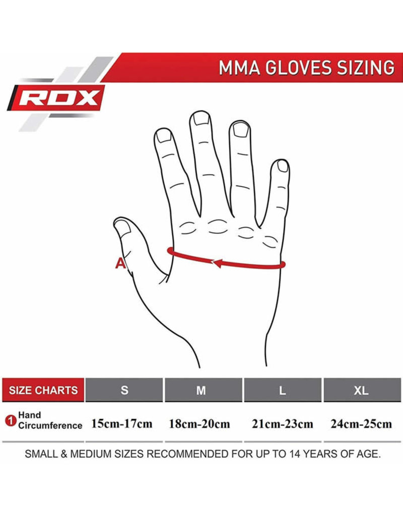 RDX SPORTS RDX MMA Grappling Gloves F15 Noir