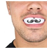 Safejawz Safejawz Mouthguard Extro-Series Moustache White/Black