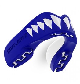 Safejawz Safejawz Gebitsbeschermer Extro-Series Shark Blauw/Wit