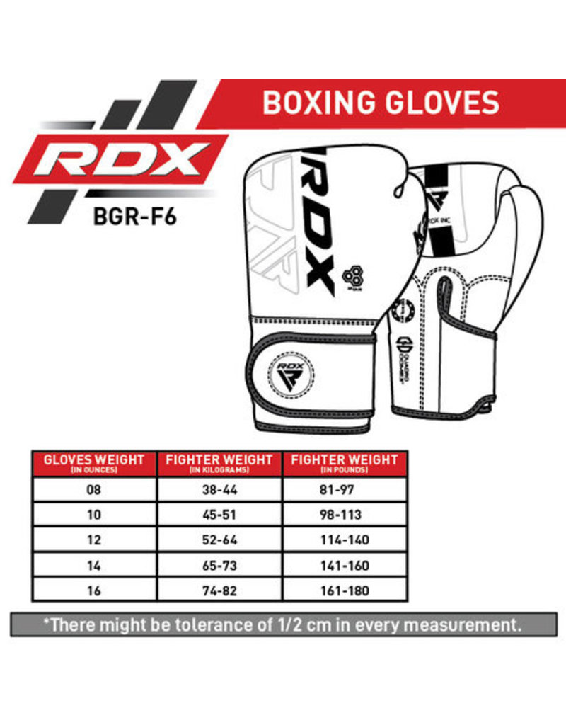 RDX F6 Kara Boxing Training Gloves – RDX Sports