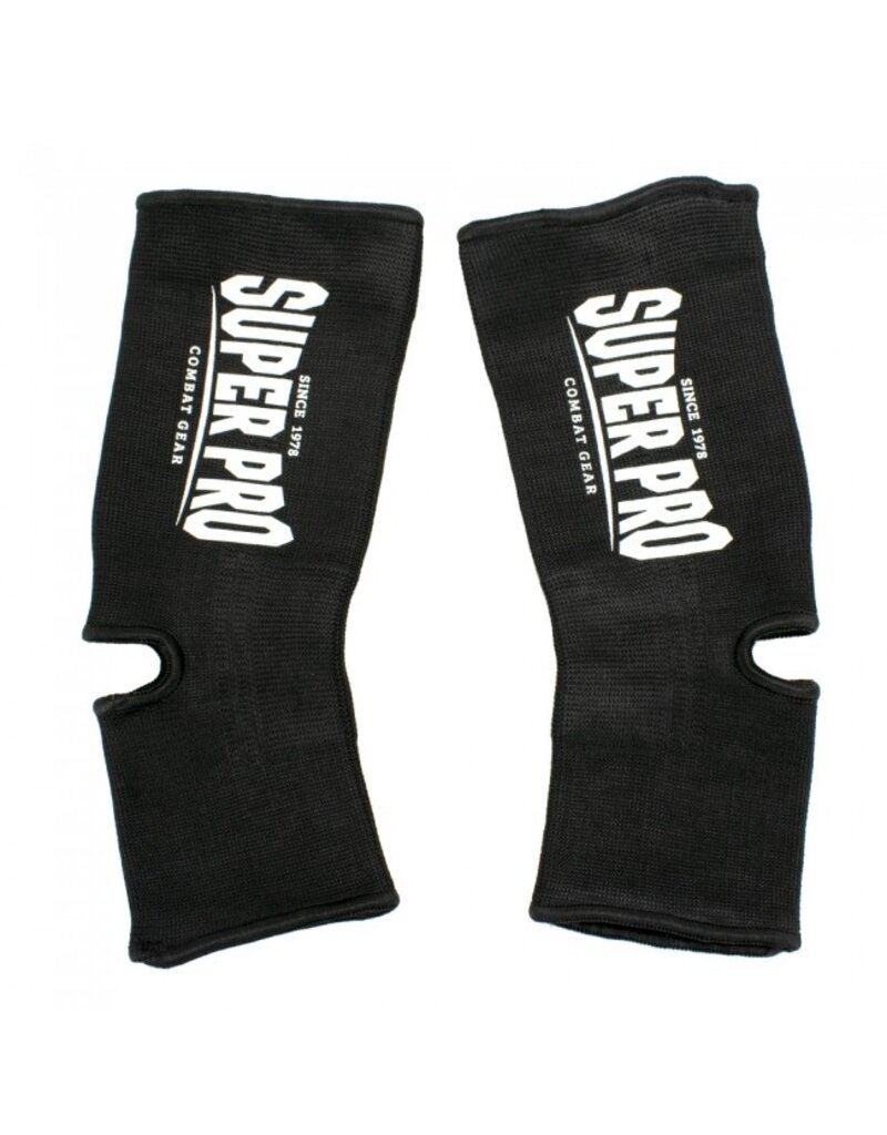 Super Pro Combat Gear Ankle Socks Black/White - KYOKUSHINWORLDSHOP