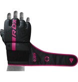 RDX RDX F6 Kara MMA Grappling Gloves Black/Pink