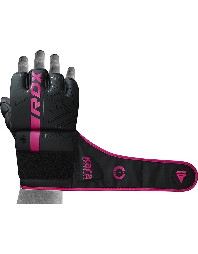 RDX RDX F6 Kara MMA Grappling-handschoenen Zwart/Roze