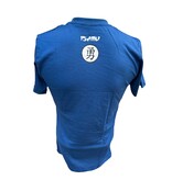 ISAMU " Pain is Temporary Glory is Forever”  Kyokushin Kanji T-shirt Blauw