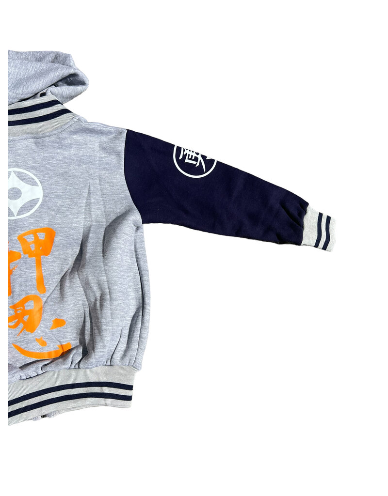 ISAMU Kids Kyokushin Karate Baseball Hoodie with zipper