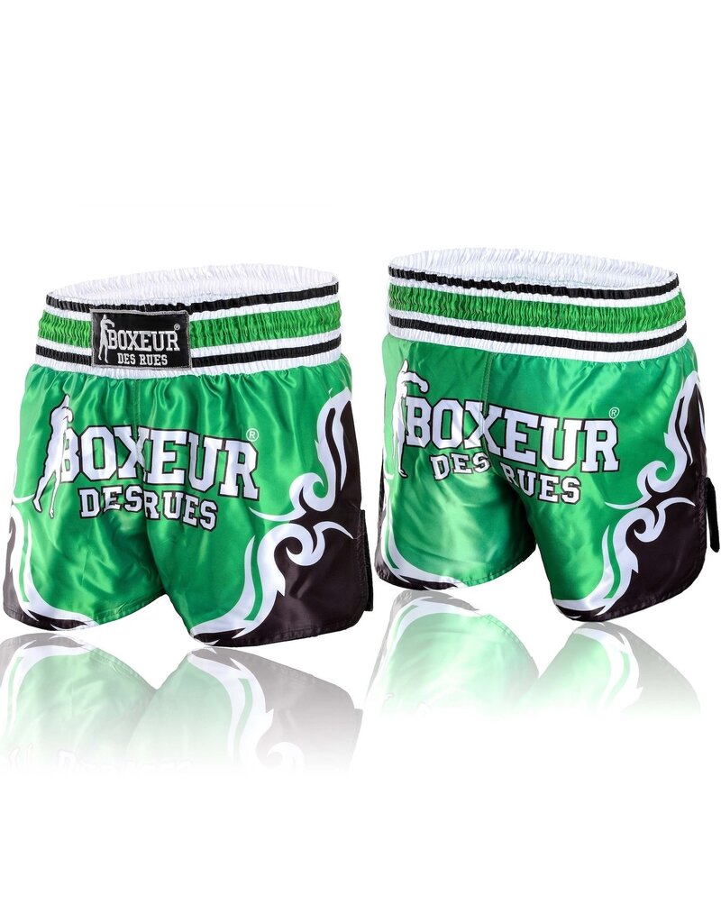 Boxeur des Rues SALE!!-Boxeur des Rues Kick/Thai Shorts Groen