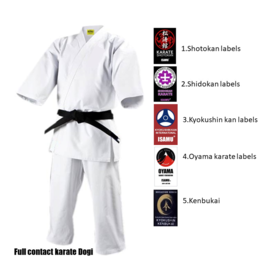 ISAMU ISAMU Full Contact Karate Dogi – Wit