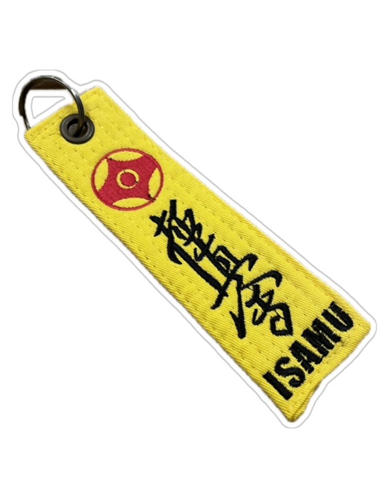 ISAMU Kyokushin Color Kyu Belt Keychain XL