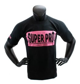 Super Pro Super Pro T-Shirt Lion Logo Zwart/Roze