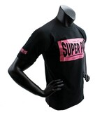 Super Pro Super Pro T-Shirt Lion Logo   Zwart/Roze