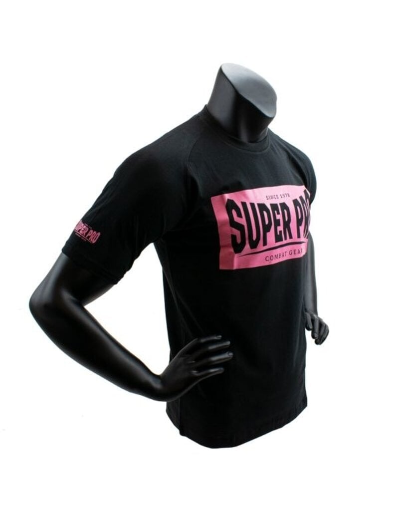 Super Pro Super Pro T-Shirt Lion Logo  Black/ Pink