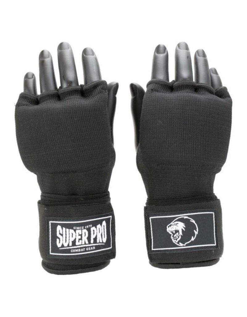 Super Pro Super Pro Binnenhandschoenen Met Bandage- Zwart