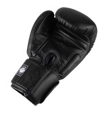 Bokshandschoenen BGVL-3 zwart– handgemaakte Muay Thai handschoenen van runderleer