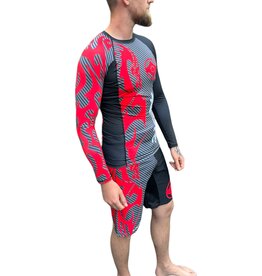 ISAMU KYOKUSHIN “ATTACK” FIGHT RASHGUARD Lange mouwen