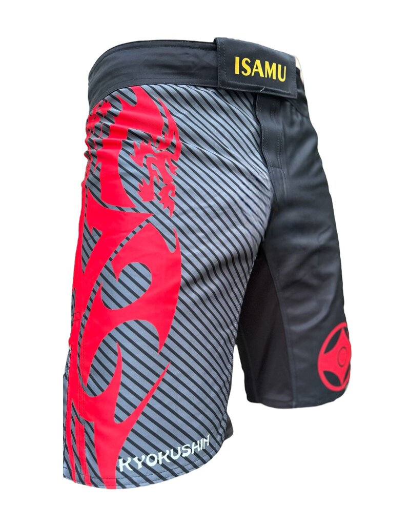ISAMU Attack Kyokushin Shorts- Gray black