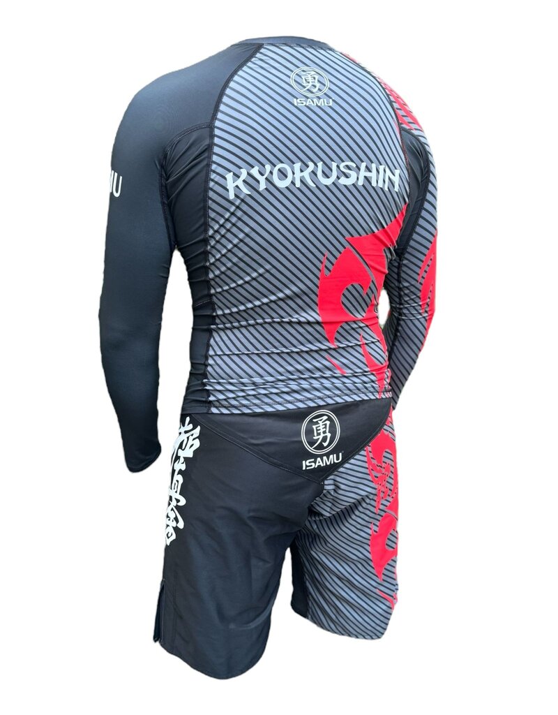 ISAMU Attack Kyokushin Shorts- Gray black