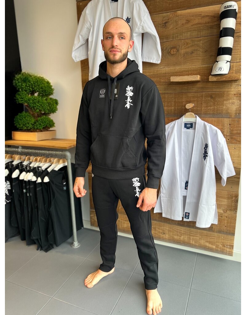 ISAMU Courageous Fleece Tracksuit met (Shin)Kyokushin kanji print