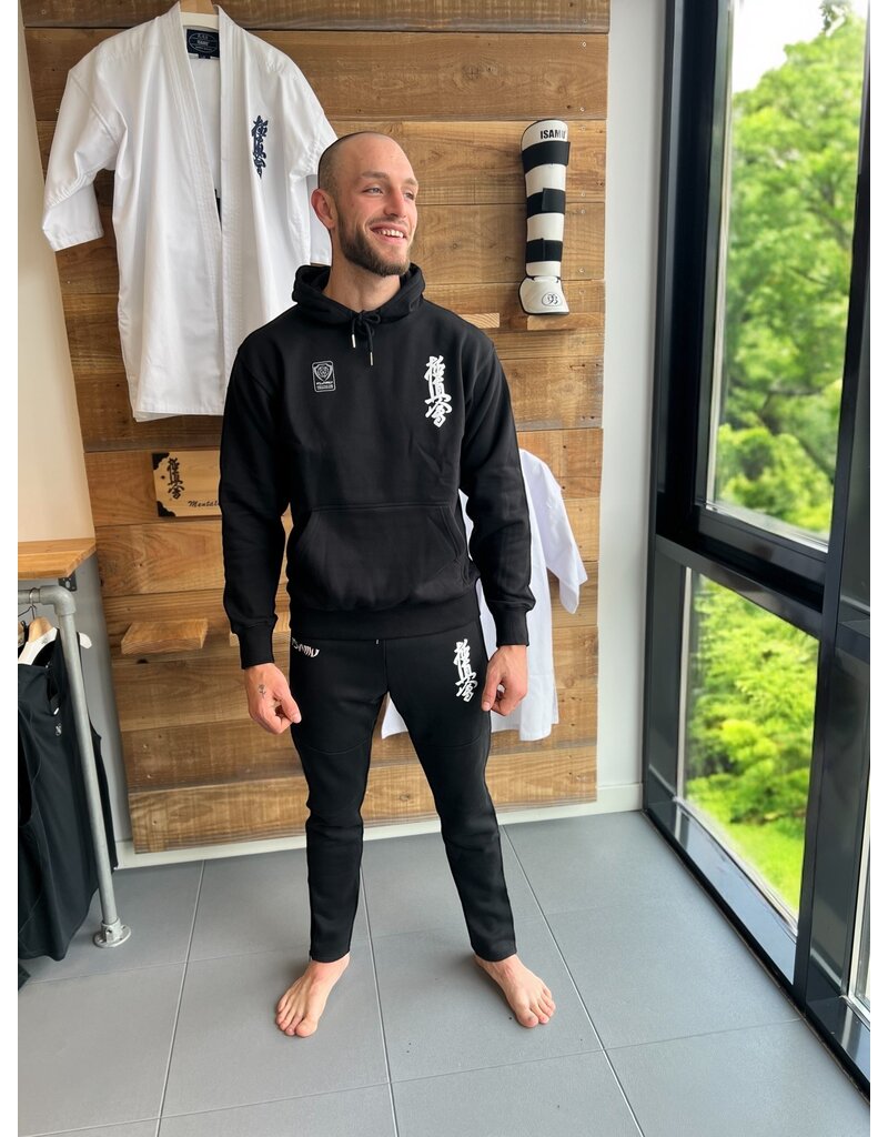 ISAMU Courageous Fleece Tracksuit met (Shin)Kyokushin kanji print