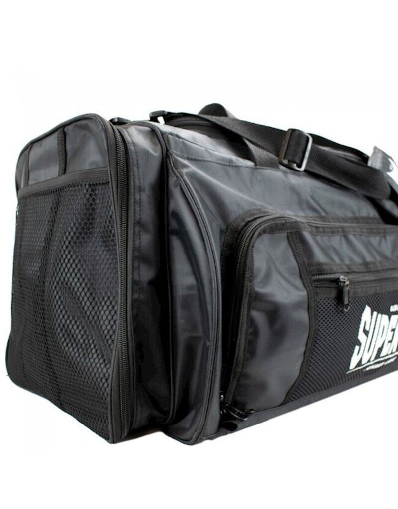 Super Pro Super Pro Combat Gear Travel Sports Bag Black/White – 60 x 35 x 30 cm – 68 Liters