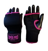 Super Pro Super Pro Binnenhandschoenen Met Bandage Zwart/Roze