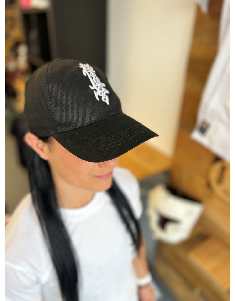 ISAMU ISAMU Kyokushin Embroidered Cap – Black & Navy – One Size