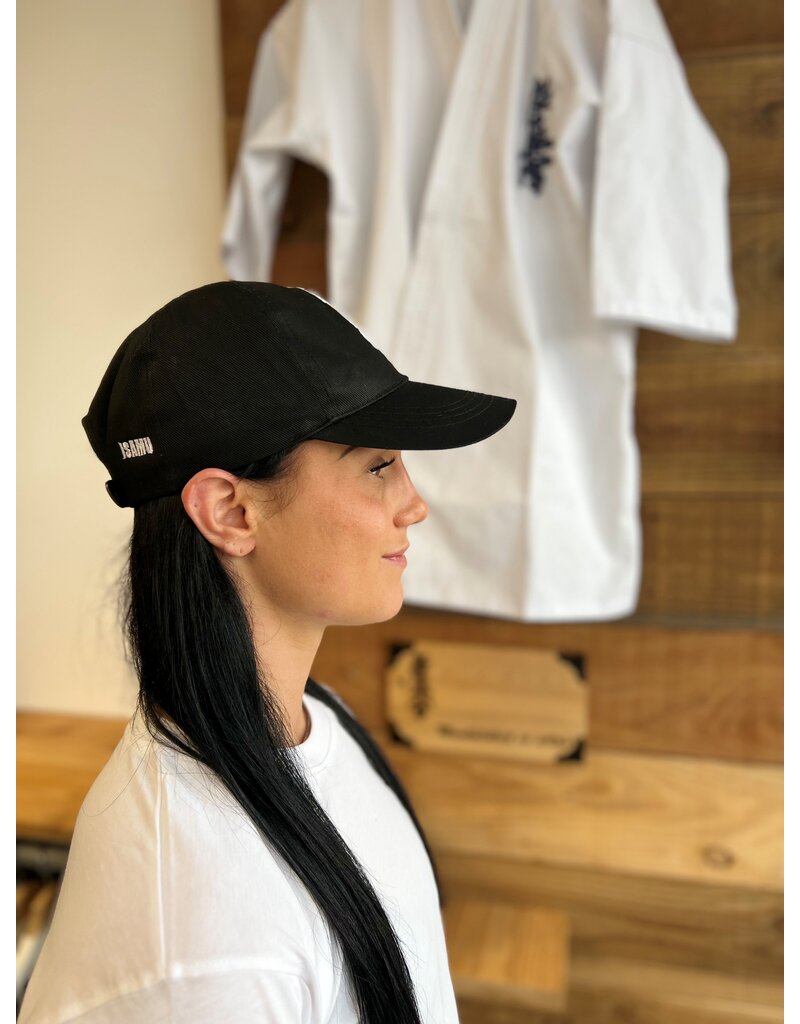 ISAMU ISAMU Kyokushin Embroidered Cap – Black & Navy – One Size