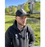 ISAMU ISAMU Kyokushin Embroidered Cap – Black & Navy – One Size