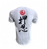 ISAMU Osu Shinkyokushin Kanji T-shirt Wit