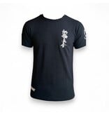 ISAMU Osu Shinkyokushin Kanji T-shirt Black