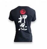 ISAMU Osu Shinkyokushin Kanji T-shirt Black